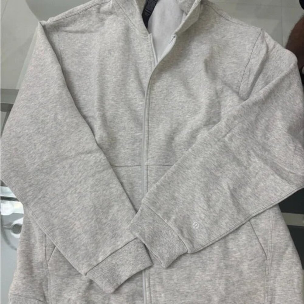 Lululemon Mens Gray Zip-Up Hoodie